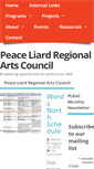 Mobile Screenshot of peaceliardarts.org